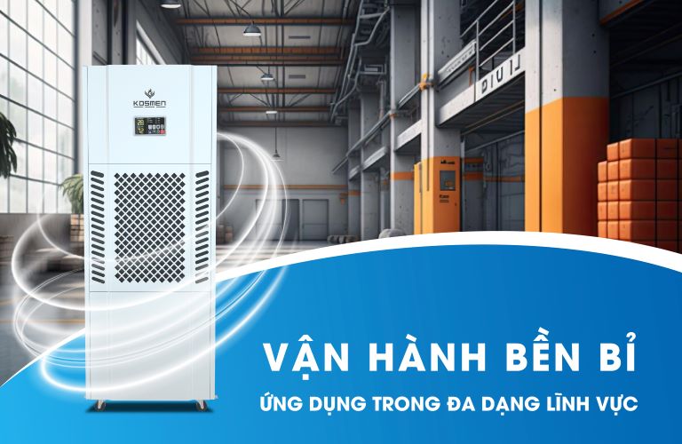 Máy hút ẩm Kosmen KM-180S có khả năng ứng dụng tốt trong đa dạng lĩnh vực