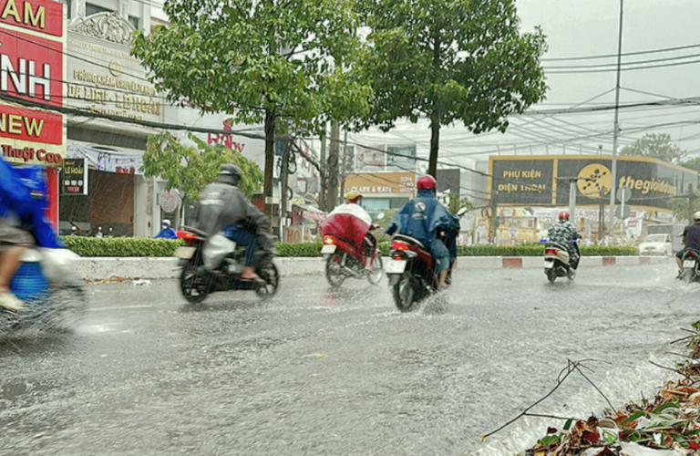 Thành phố Biên Hòa dễ bị ngập úng khi mùa mưa tới