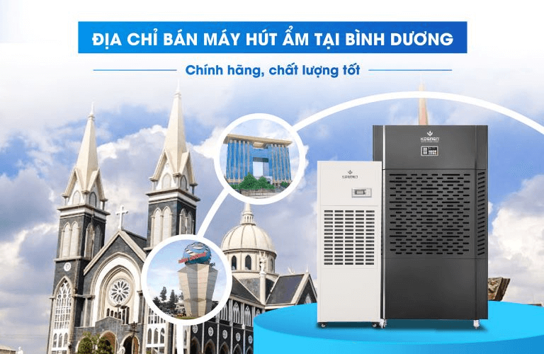 Địa chỉ bản máy hút ẩm công nghiệp chính hãng tại Bình Dương