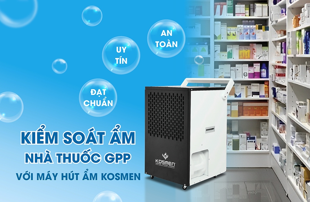 Ứng dụng máy hút ẩm trong bảo quản thuốc, dược liệu 