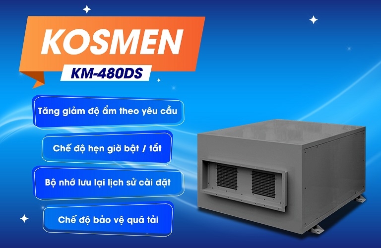 Kosmen KM-480DS tích hợp nhiều tính năng thông minh