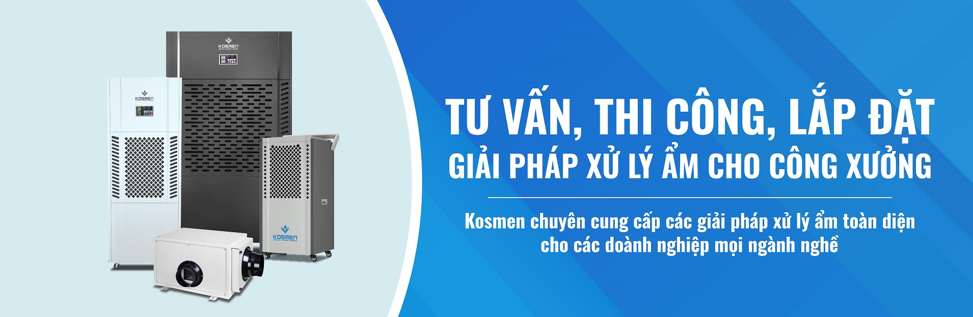 Tư vấn thi công lắp đặt giải pháp hút ẩm